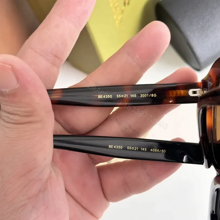 View 5 of Bold White Frame Sunglasses - Burberry Gradient Lenses, Modern Luxury