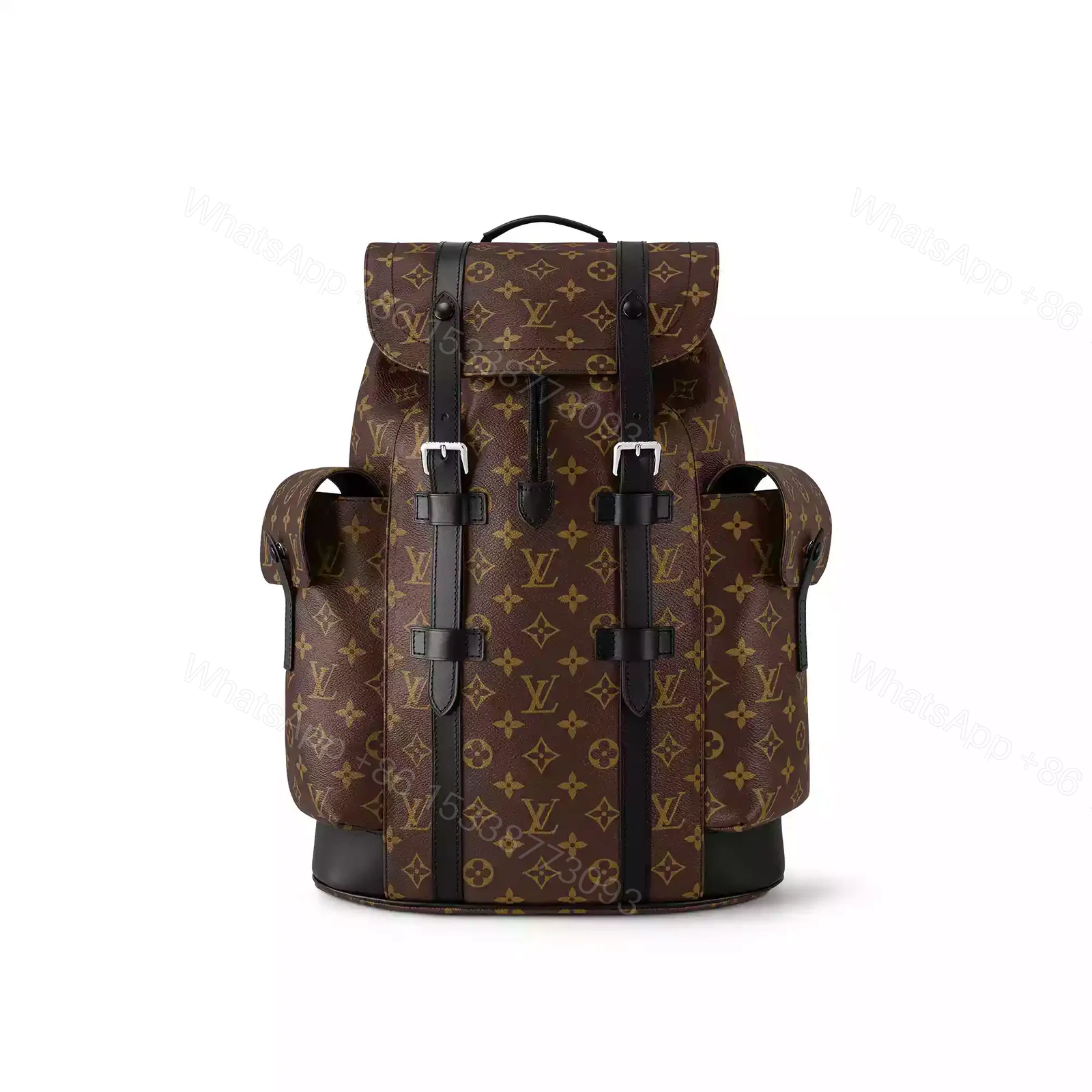 LOUIS VUITTON CHRISTOPHER PM MONOGRAM MACASSAR CANVAS – LBV390 — view 1