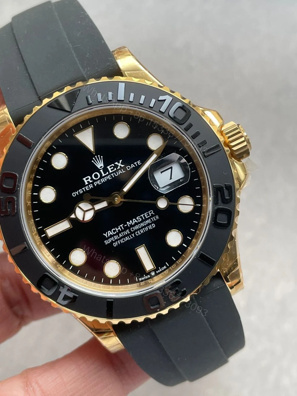 View 2 of VSF FACTORY 1:1 Rolex Yacht-Master 41mm 226658 Best Edition 3D Black Ceramic Bezel VS3235