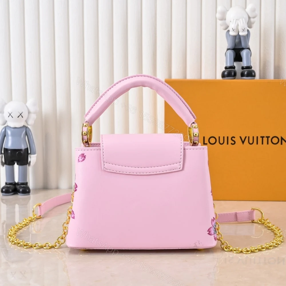 View 5 of Louis Vuitton X Takashi Murakami Capucines Mini Pink 21Cm M13249