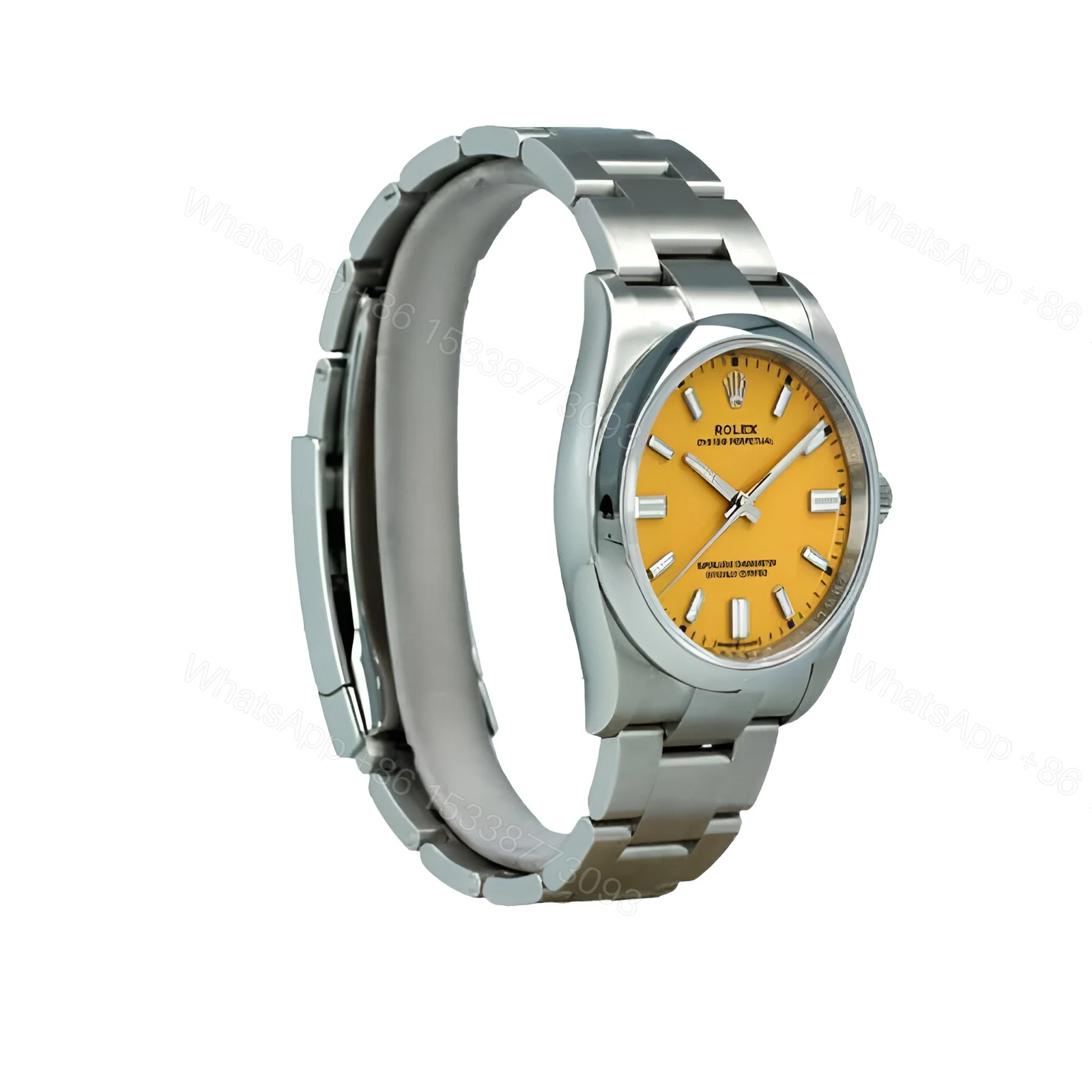 View 2 of Rolex Oyster Perpetual Orange Dial 124300-0004 Replica