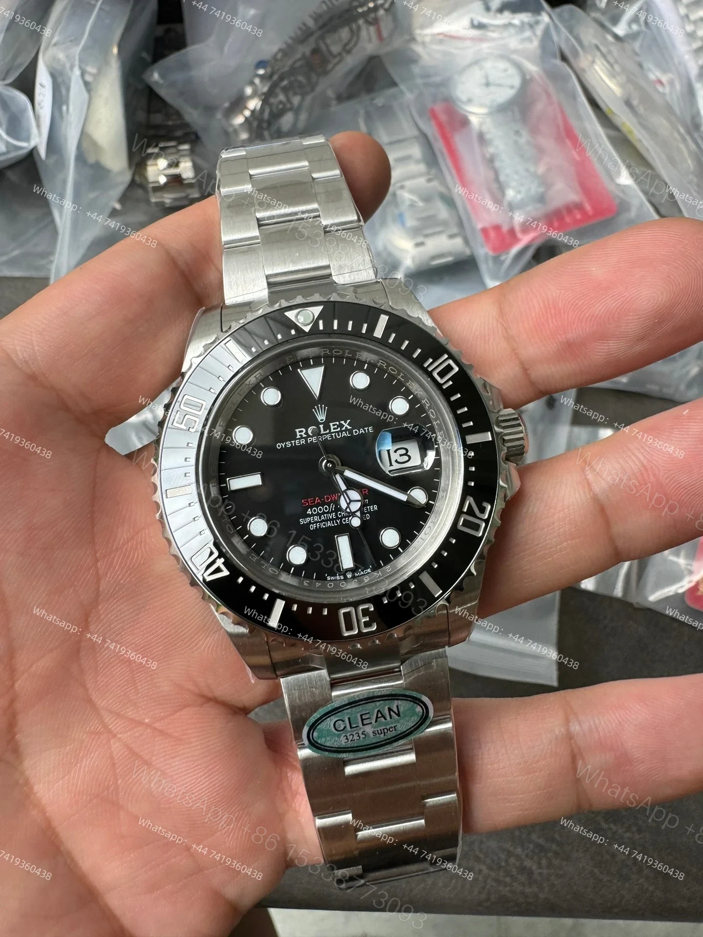 View 2 of Rolex Sea-Dweller M126600-0002 1:1 Replica Black Dial 43MM 3235 Movement Super Clone Watch