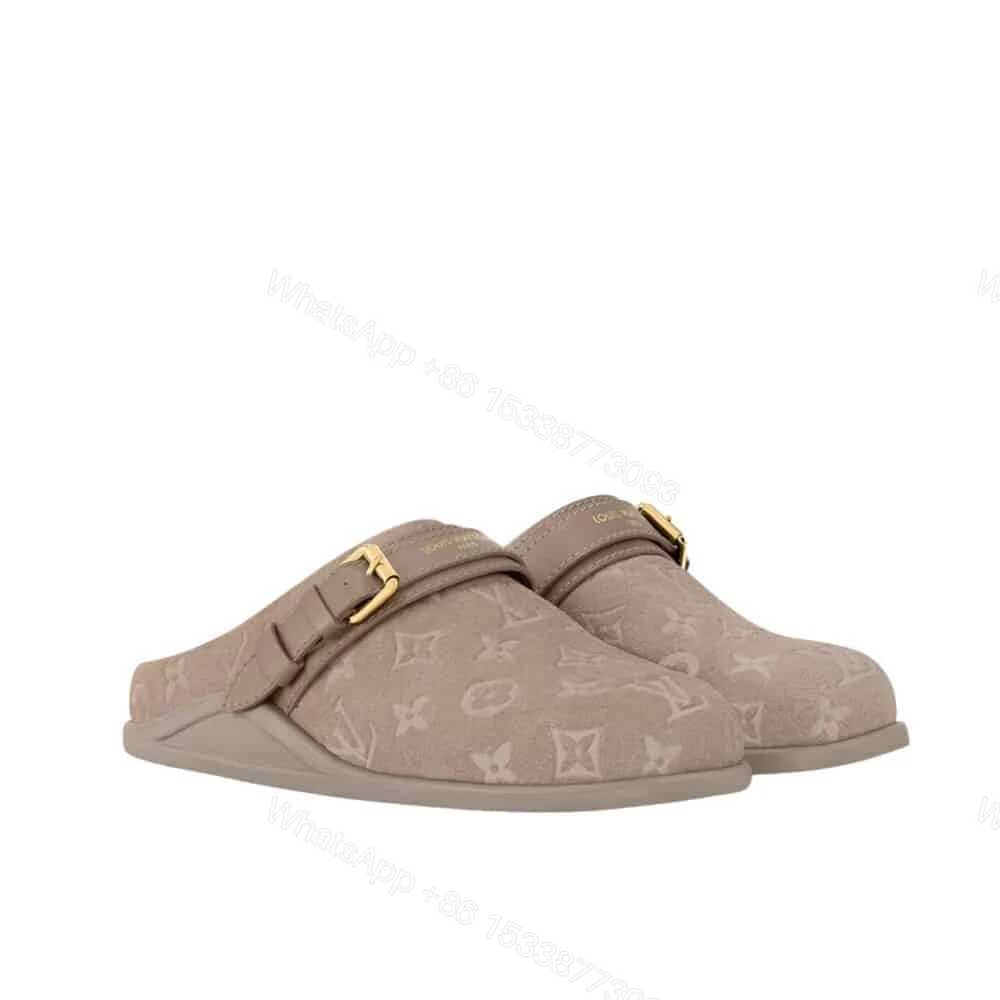 View 8 of LOUIS VUITTON TO GO FLAT COMFORT CLOG HAZELNUT BROWN 1AHLVS