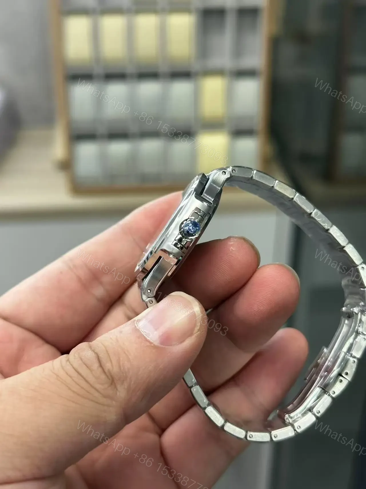 View 4 of Swiss made Replica Patek Philippe Nautilus 7018