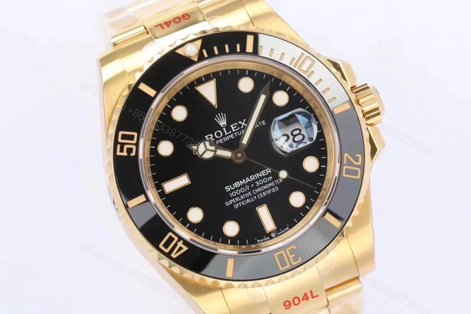 View 3 of Rolex Submariner Date 41 Yellow Gold Black 126618LN-0002