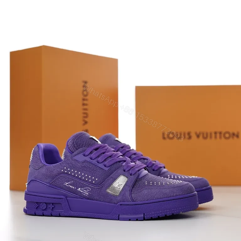 View 6 of Bold Violet Suede Sneaker: Luxe Streetwear Comfort