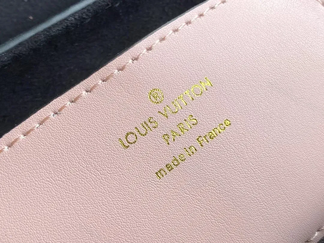 View 4 of Louis Vuitton LV Twist Black Cowhide Leather Handbags 24cm