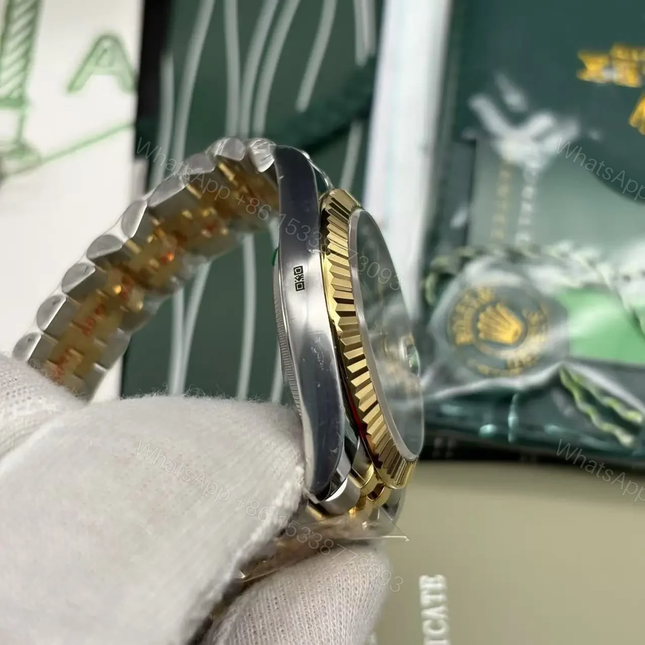 View 7 of Rolex Datejust 126233 Wimbledon Replica