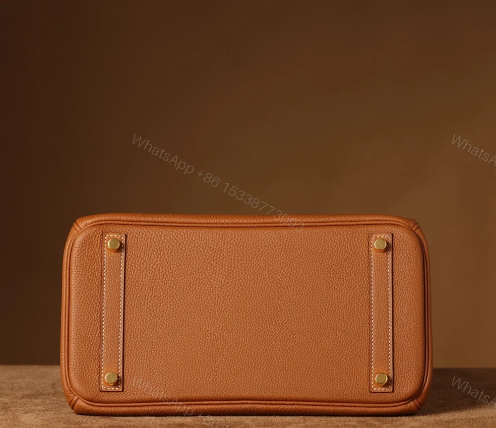 View 7 of 獨家純手工縫製高仿HermesBirkin30系列金棕金扣