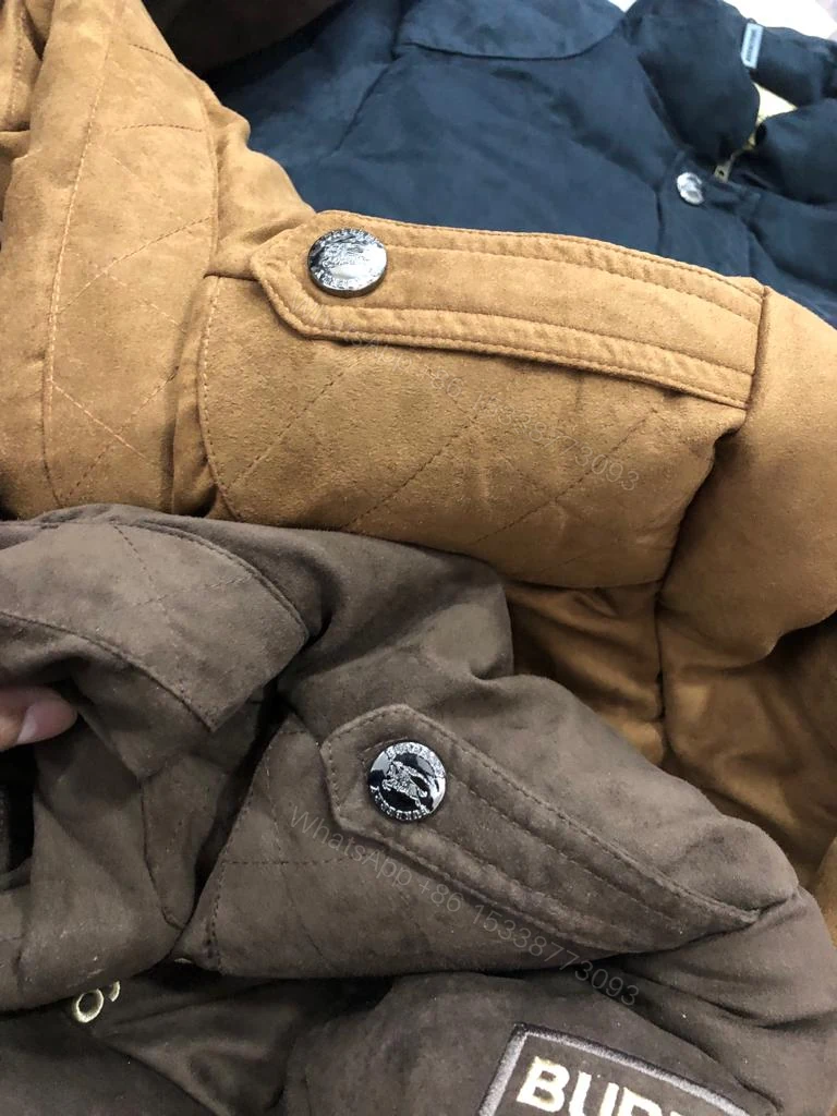 View 6 of FIRST COPY BURBERRY IMPORTED PUFFERS SUEDE JACKET