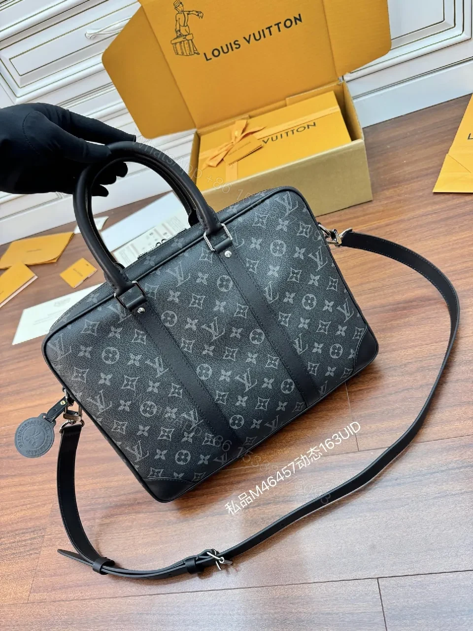 View 8 of Monogram Canvas Structured Tote: Modern, Everyday Versatility