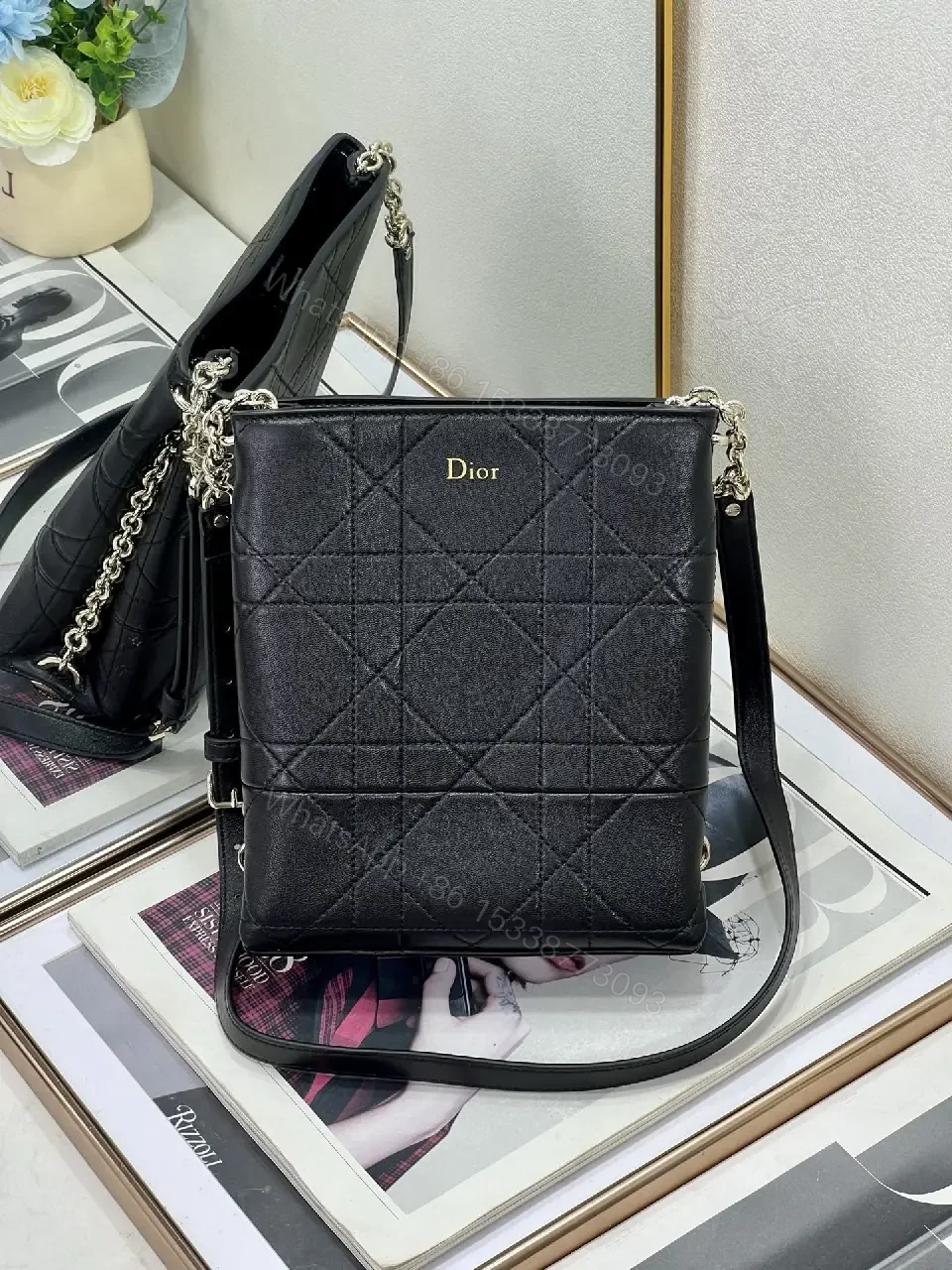 View 2 of Chic Quilted Crossbody: Compact Luxury, All-Day Versatility
