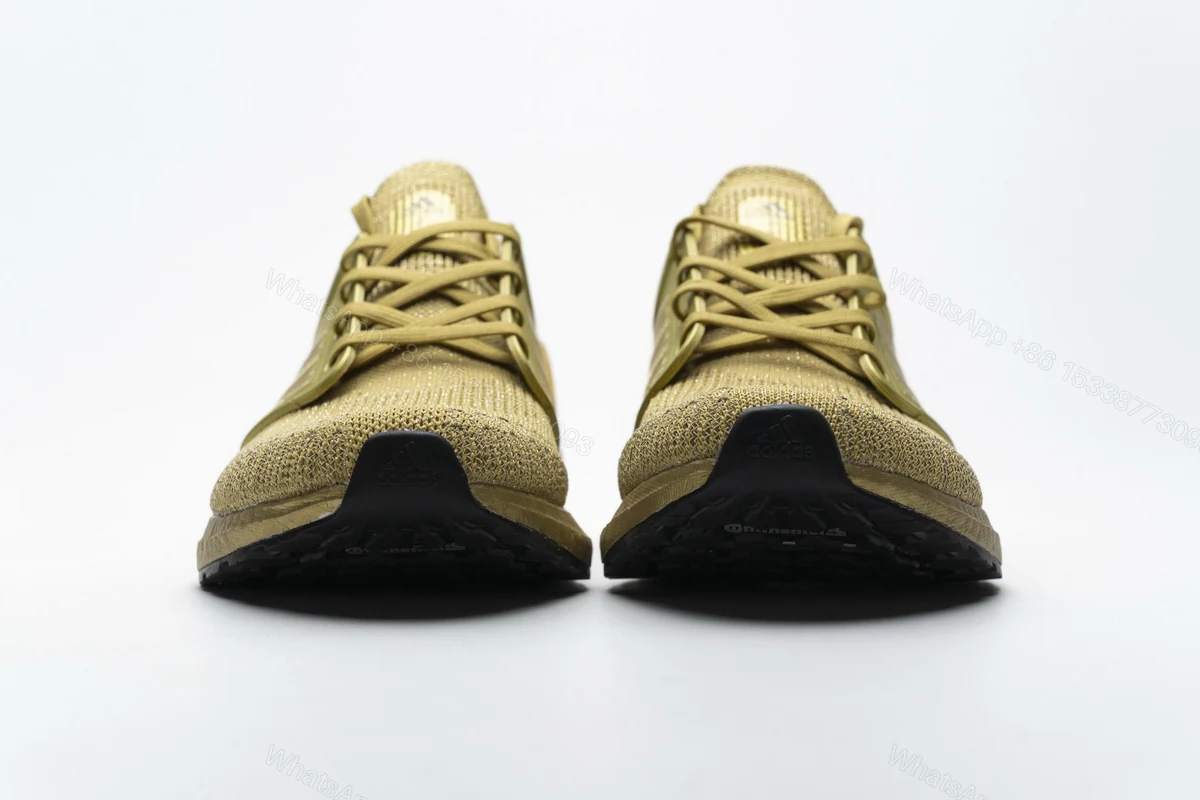 View 3 of Adidas Ultra Boost 20 Gold Metallic EG1343