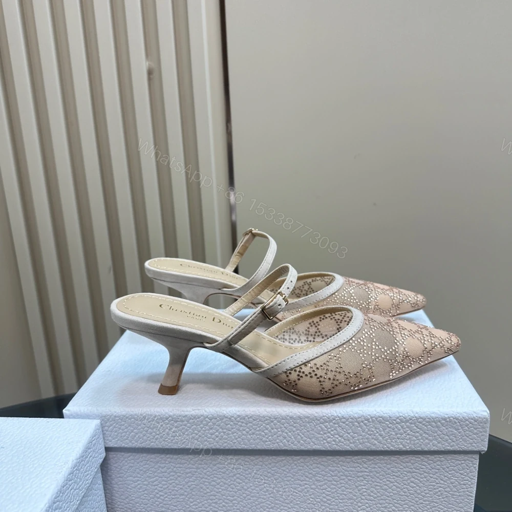 View 4 of 高仿Dior*Capture系列KCV299尖頭塔扣高踭鞋6.5CM裸色免檢版
