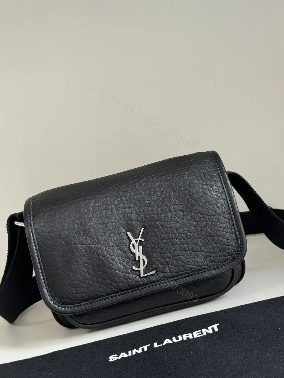 Textured Leather Crossbody: Compact Luxury Everyday Bag — view 1