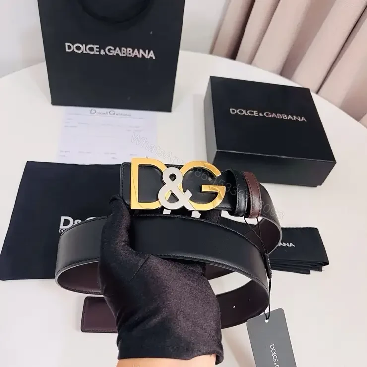 View 4 of Premium Black Leather Belt with Gold Buckle — Luxury Everyday Style