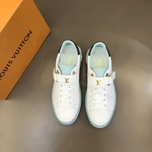 View 3 of LOUIS VUITTON TIME OUT SNEAKER IN WHITE AND BLUE – LSVT365