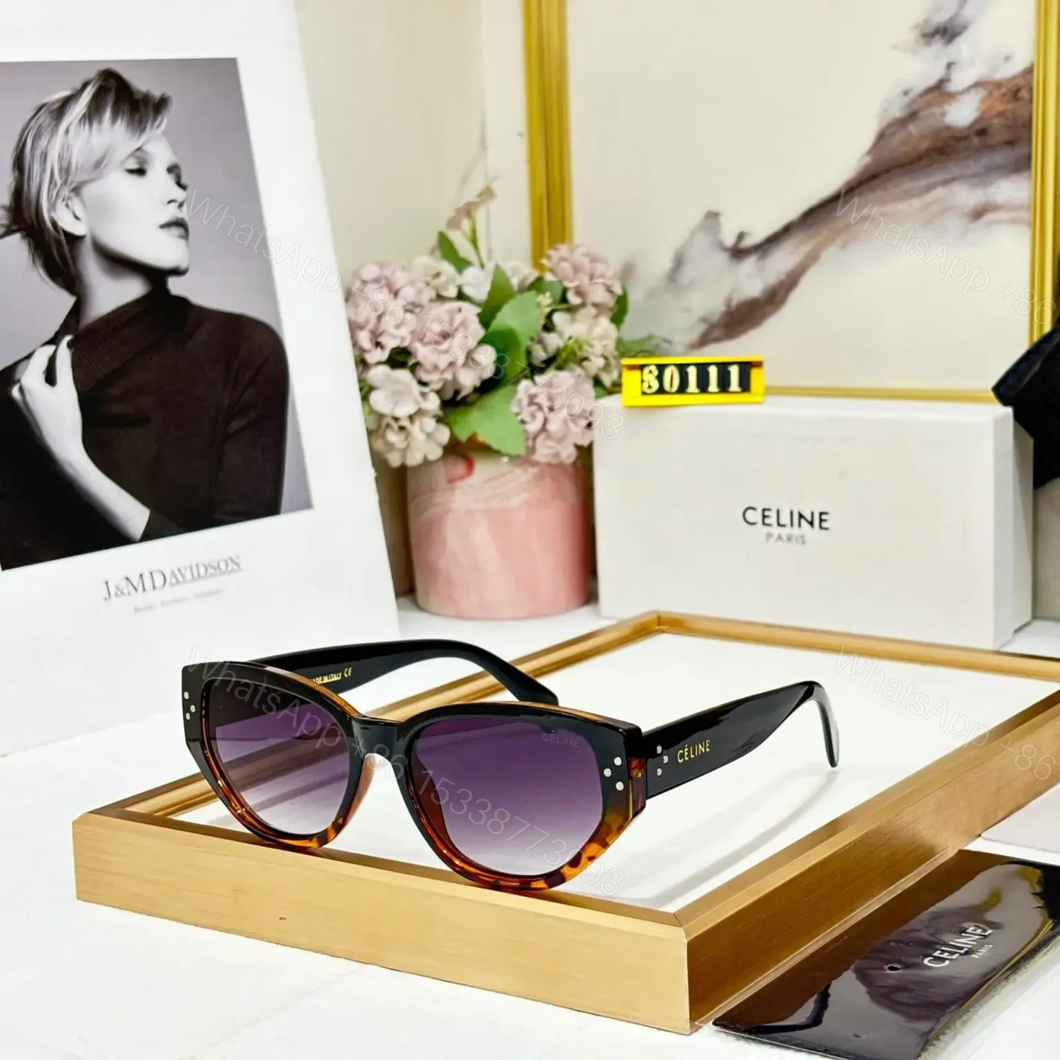 Celine Women Sunglass Black UV Protection One Size — view 1