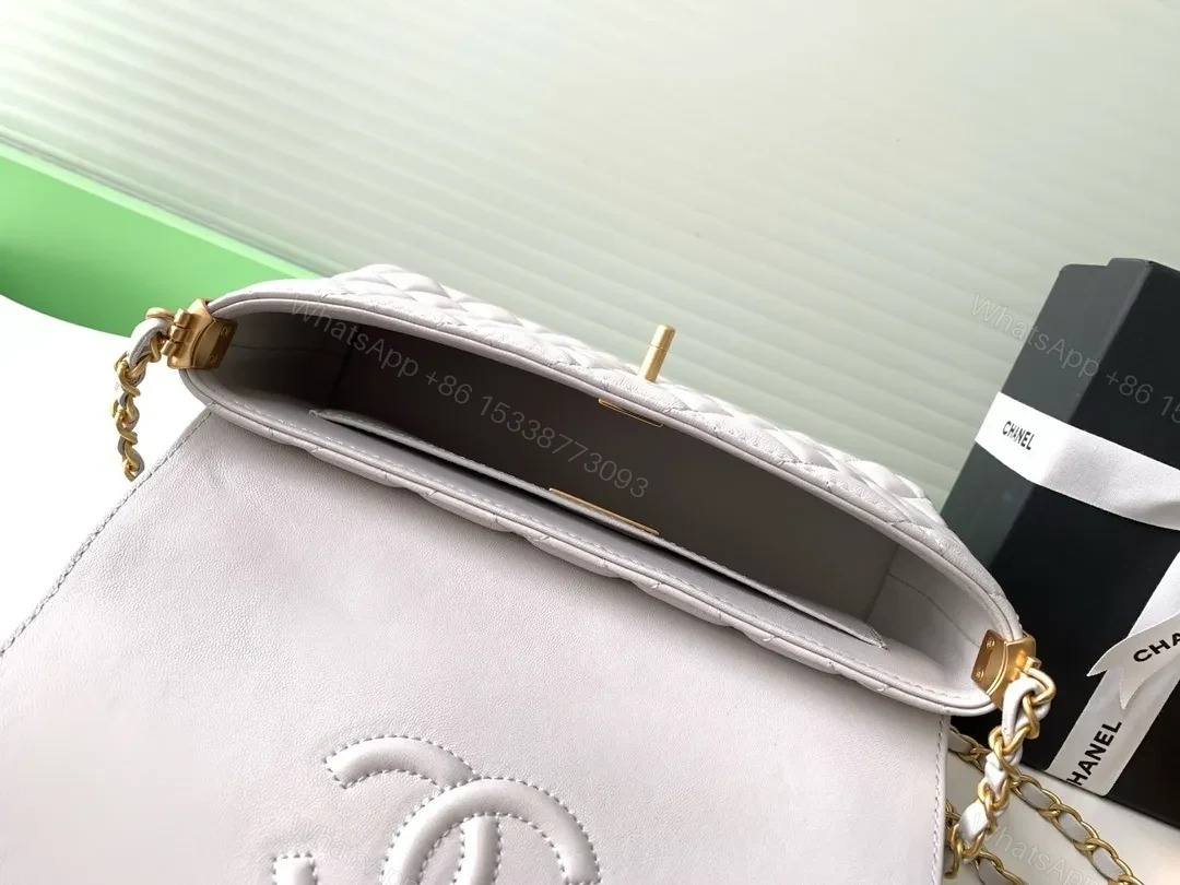 View 9 of Chic Quilted Crossbody: Subtle Shine, All-Day Versatility