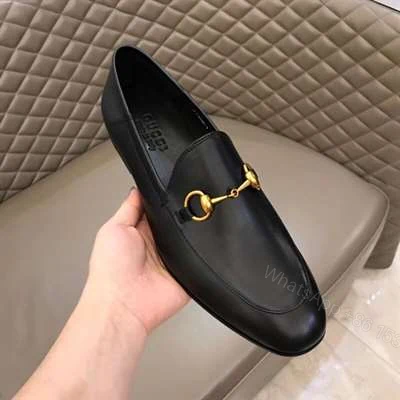 View 3 of GUCCI BRIXTON HORSEBIT-DETAILED LEATHER COLLAPSIBLE-HEEL LOAFERS – LDG013