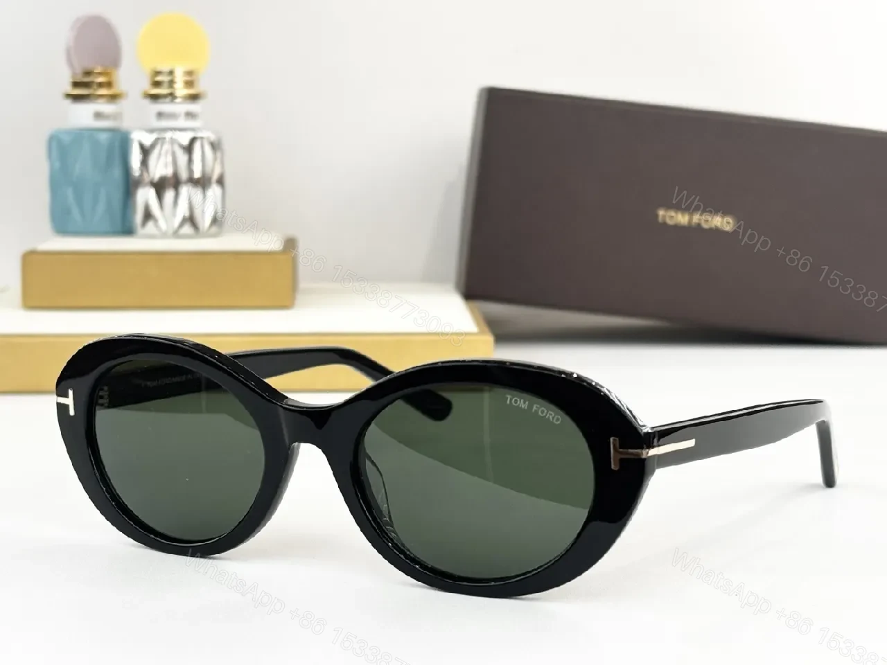 View 7 of Soft Rose Sunglasses: Gradient Lenses, Oversized Cat-Eye Style