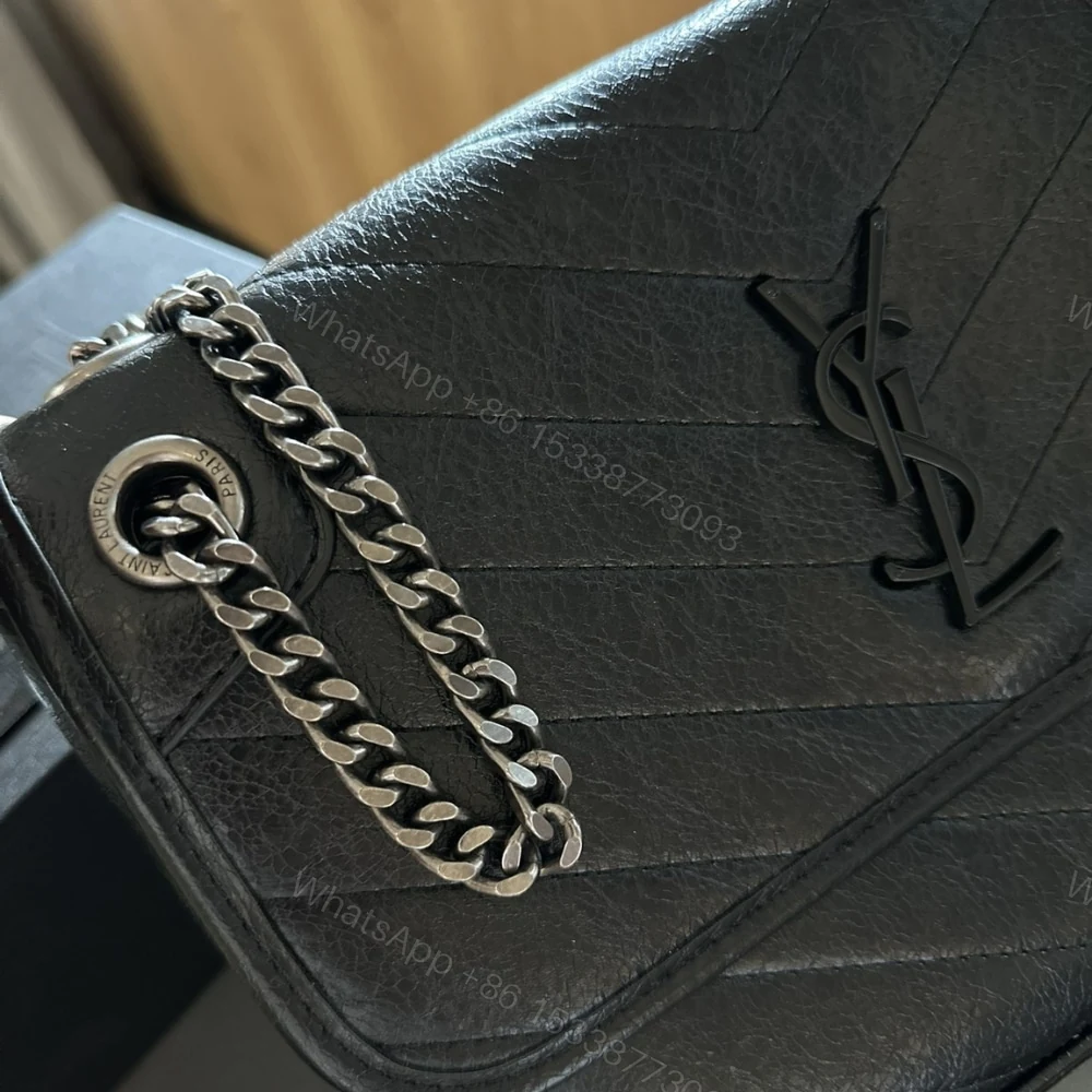 View 5 of Saint Laurent Niki Medium In Vintage Black 28Cm