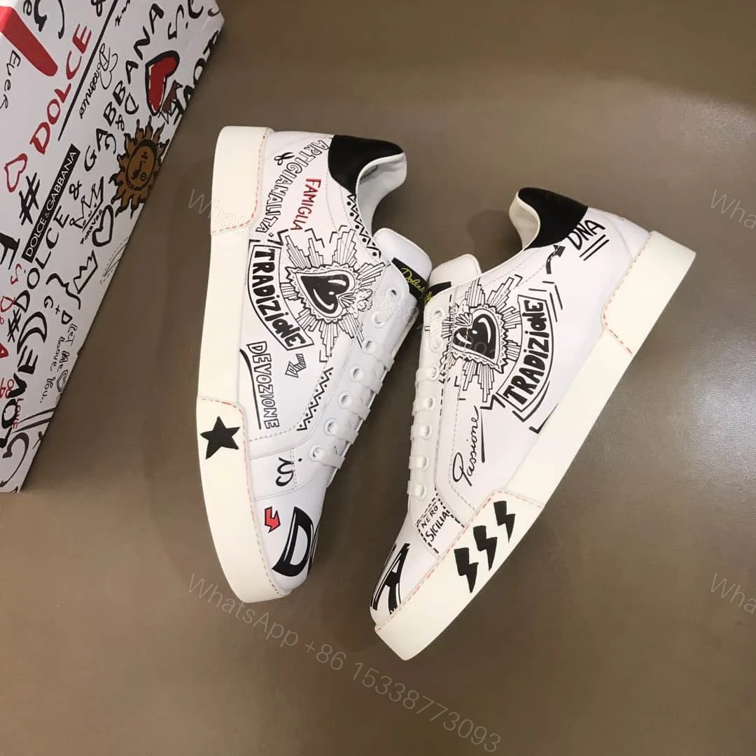 View 4 of DOLCE & GABBANA CALFSKIN NAPPA PORTOFINO SNEAKERS – DG29