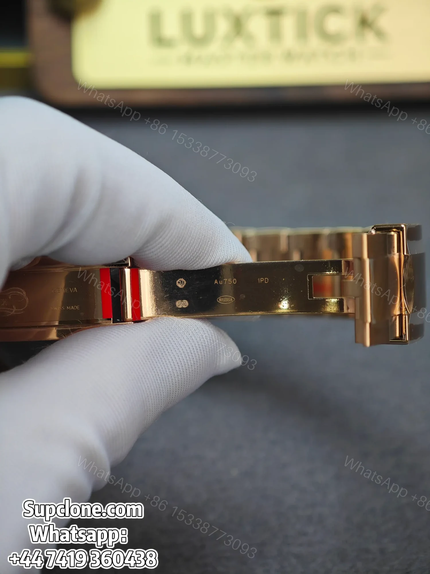 View 13 of Rolex Super Clone Watches 1:1 Full Gold Root Beer GMT-Master II 126715CHNR 3285 Movement