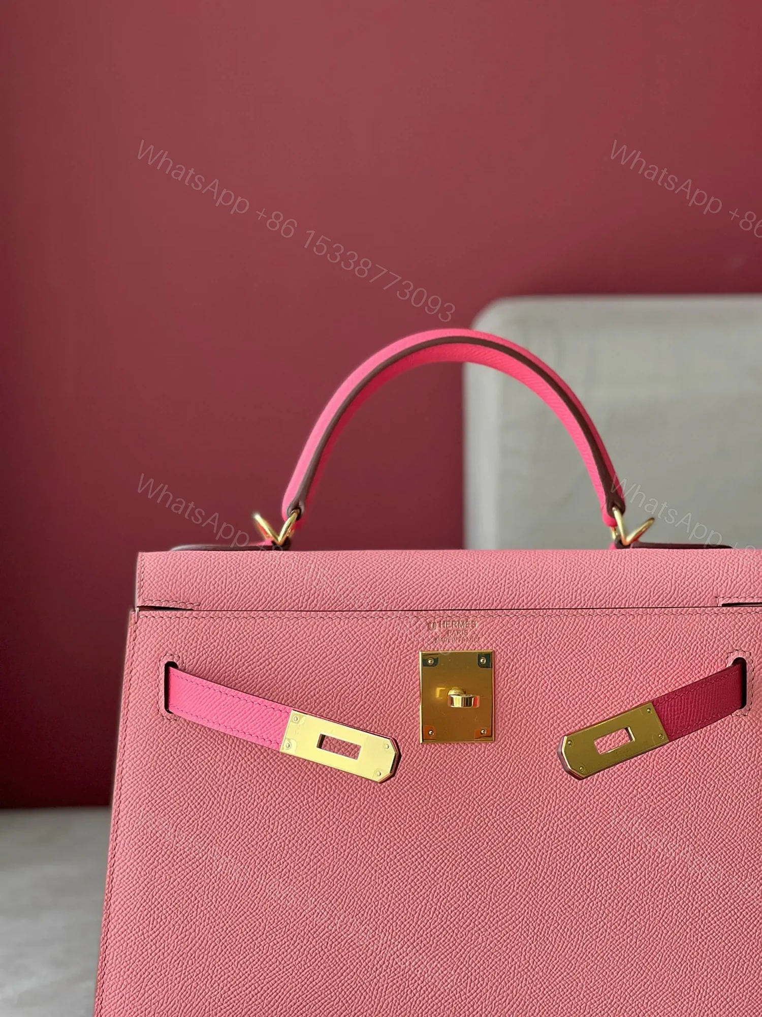 View 4 of HN 28 Rose Pink/ Pink Gold Hardware