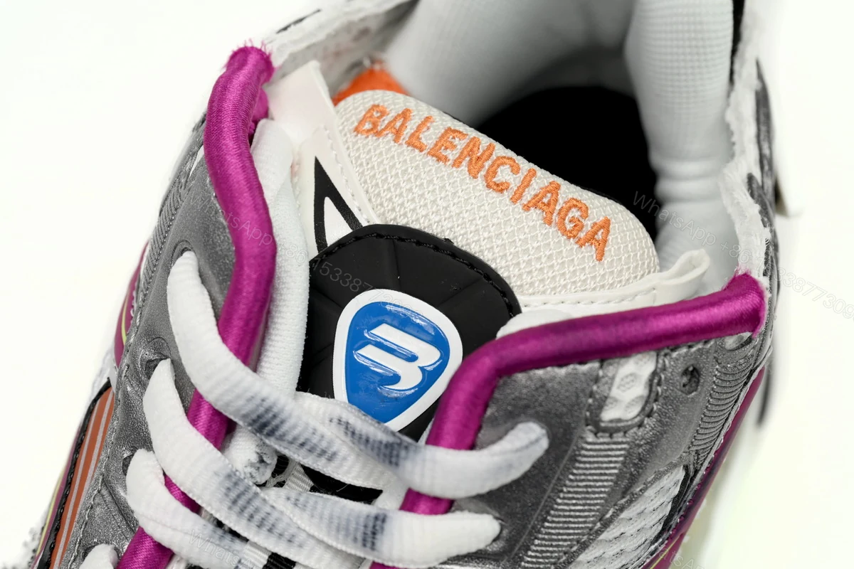 View 7 of Balenciaga Runner Silver Purple Reps