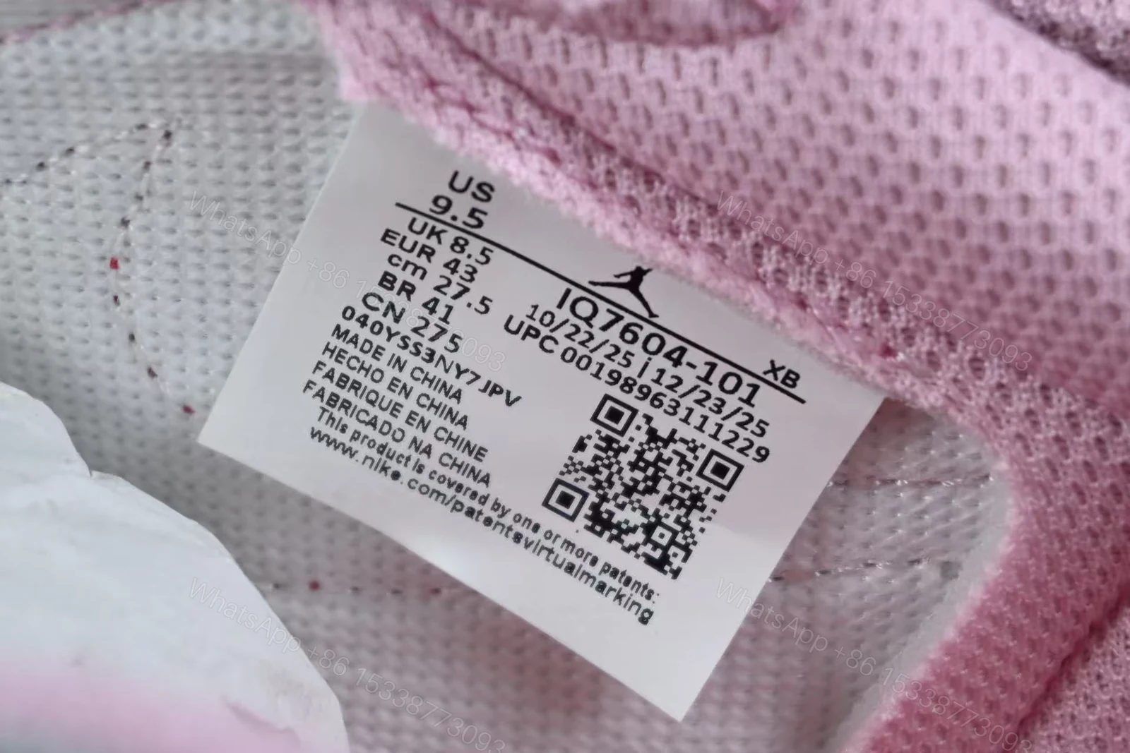 View 4 of Jordan 1 Retro Low OG SP Travis Scott Sail Tropical Pink