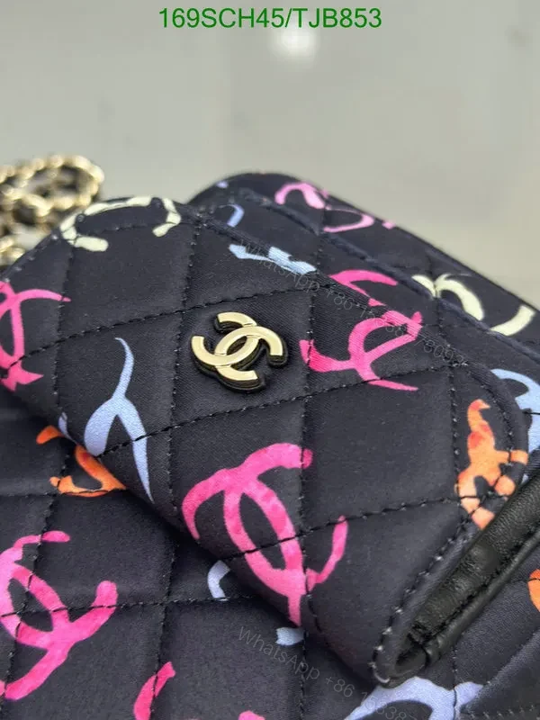 View 8 of Chanel Mini Backpack in Black Canvas and Leather PR7531