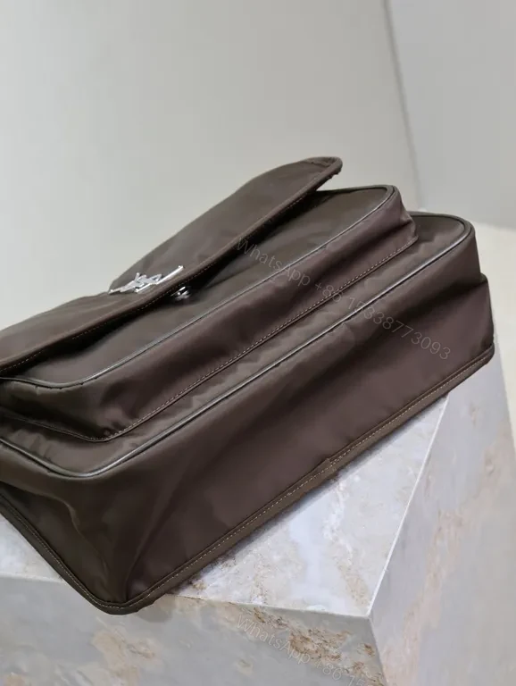 View 7 of Structured Compact Messenger Bag: Luxe Hardware, Everyday Use