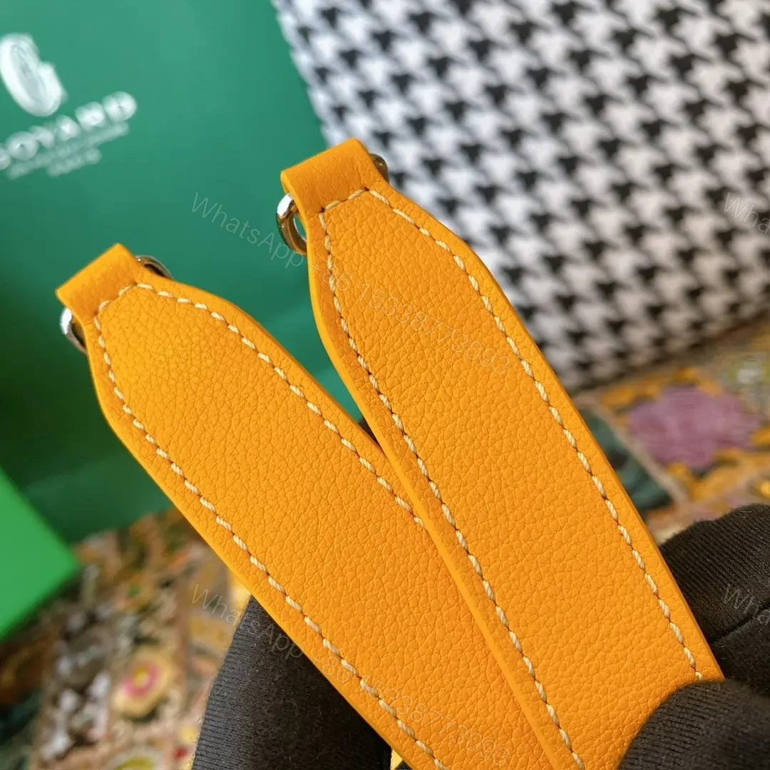 View 15 of 高仿Goyard戈雅Rouette系列手拎單肩包黃色