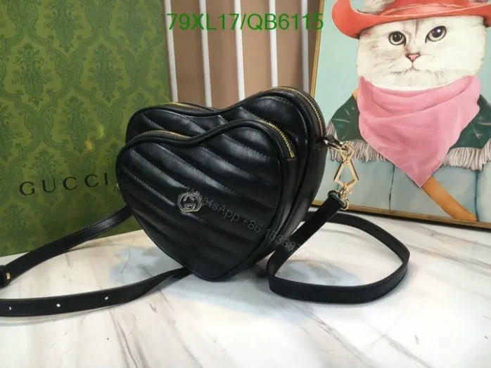 View 7 of Gucci Replica Red Heart Mini Bag QB61154