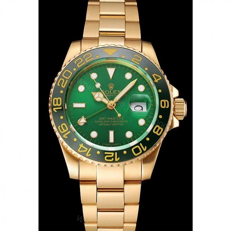 View 2 of Superclone Rolex GMT-Master II Green Dial 116718LN