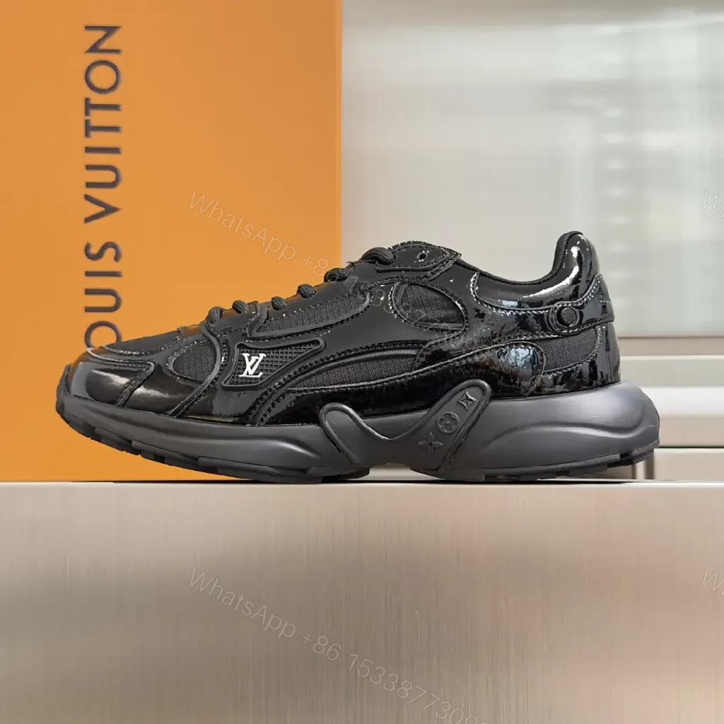 View 10 of Black Patent & Matte Textured High-Tops: Everyday Luxury Sneaker