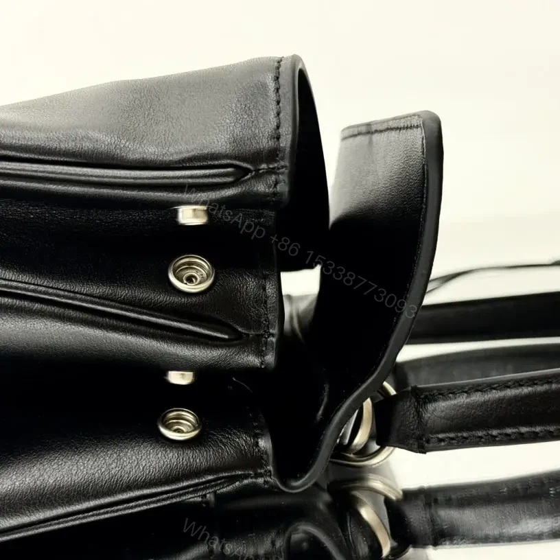 View 5 of 高仿Balenciaga*Rodeo系列6U1000小牛皮手袋黑銀小號號免檢版