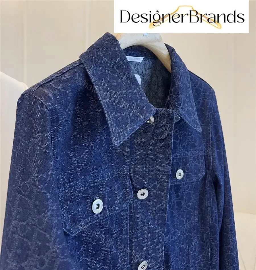 View 4 of Dior Dark Blue Cotton Denim Oblique Jacket
