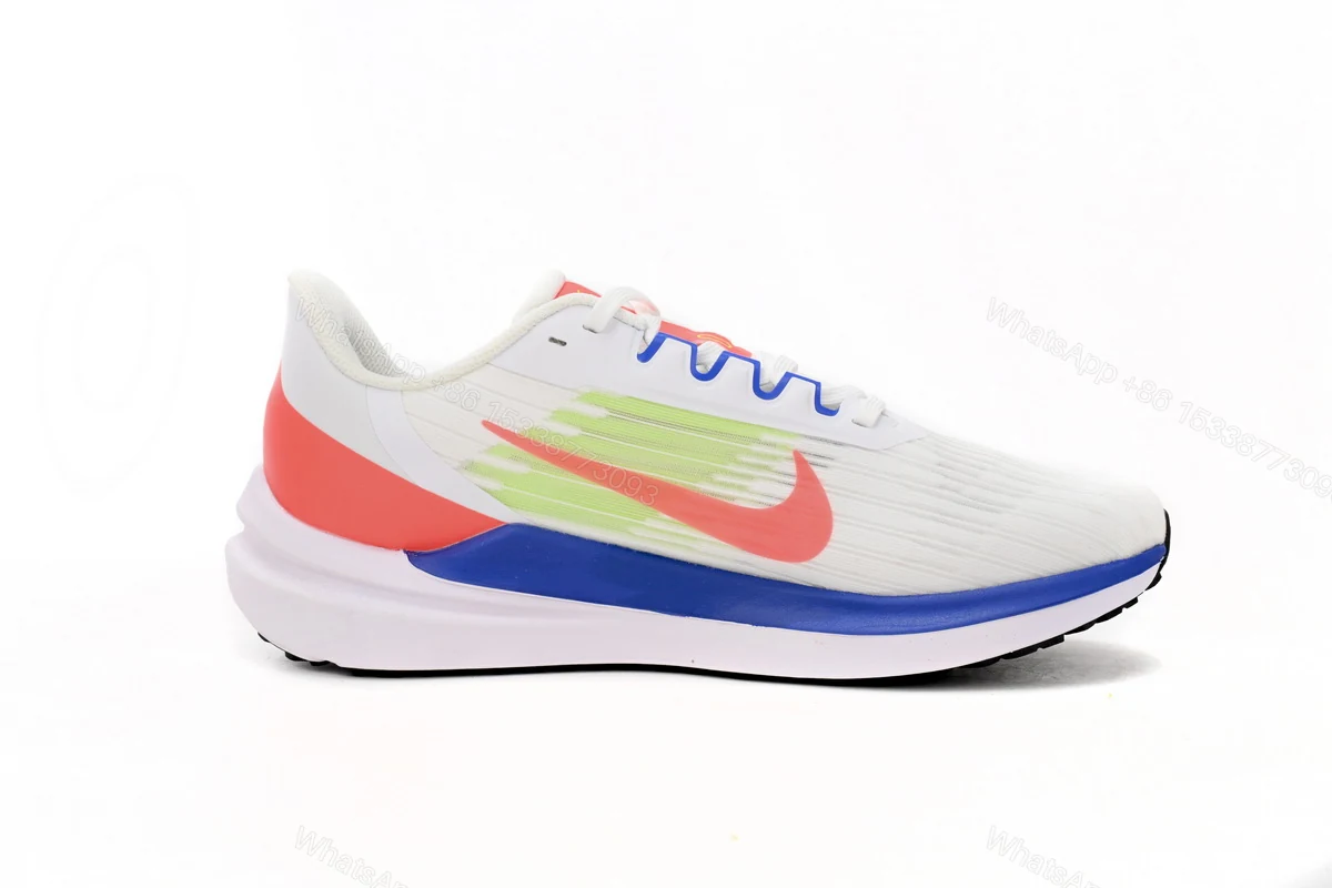 View 5 of Nike Air Winflo 9 White Blue Red DX3355-100