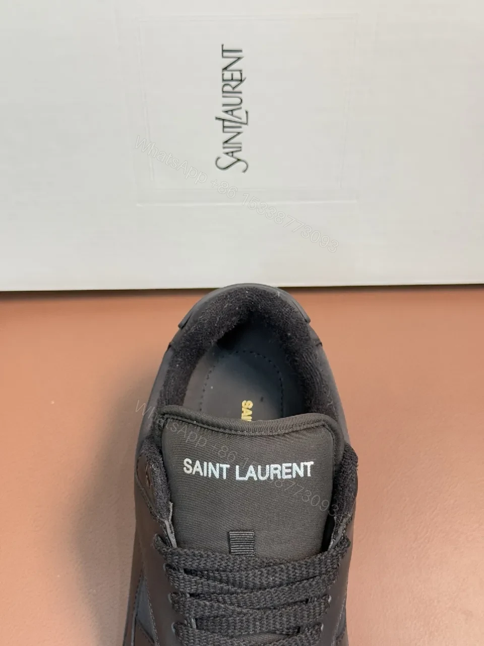 View 7 of Black Leather Modern Sneaker + All-Day Comfort + Men's Shoes
