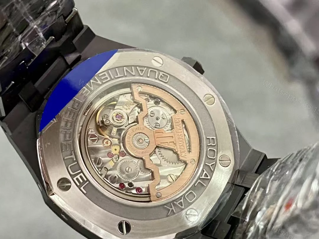 View 9 of Audemars Piguet Royal Oak Perpetual Calendar Full Black Replica