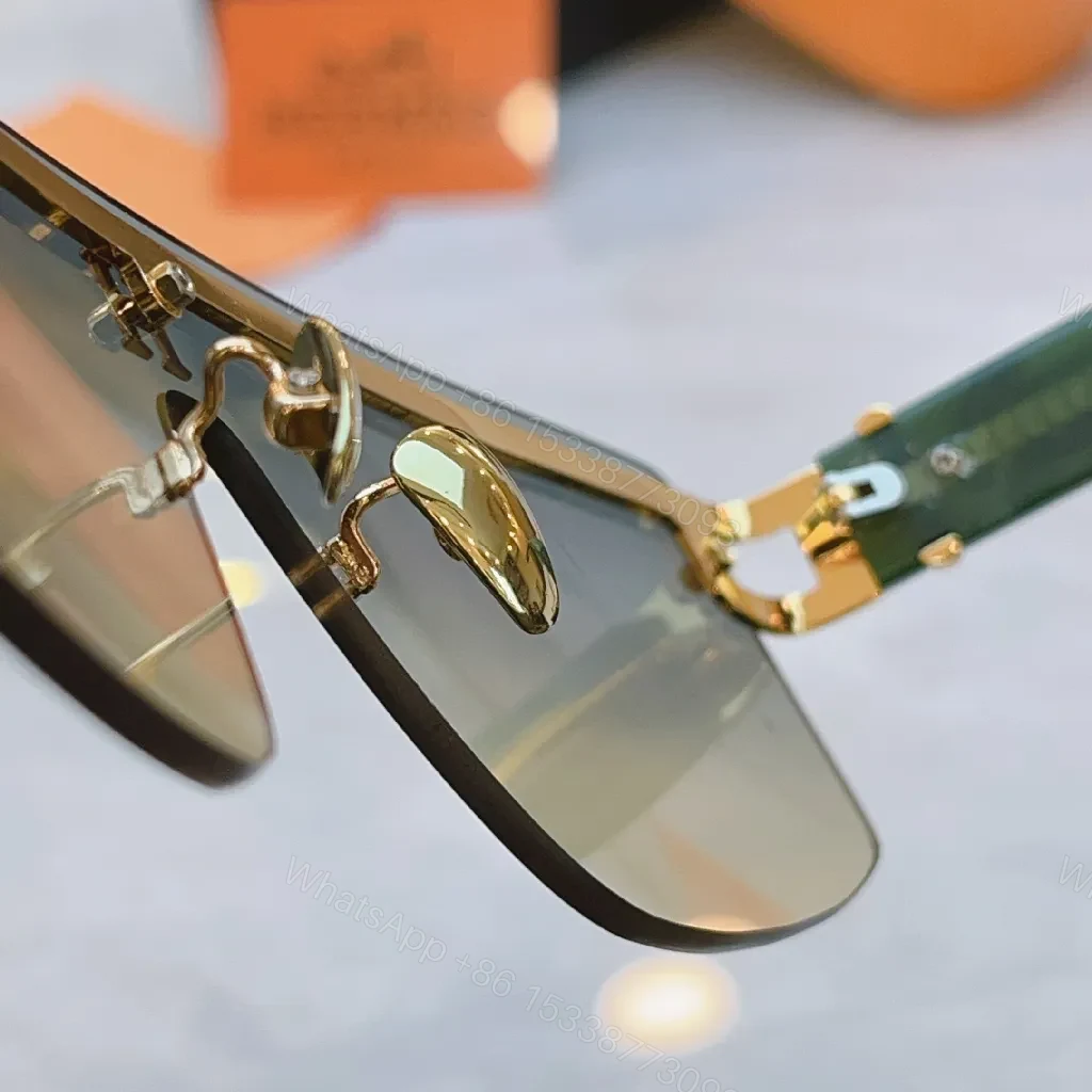 View 3 of Bold Hermes Shield Sunglasses: Blue Gradient Lens Shield