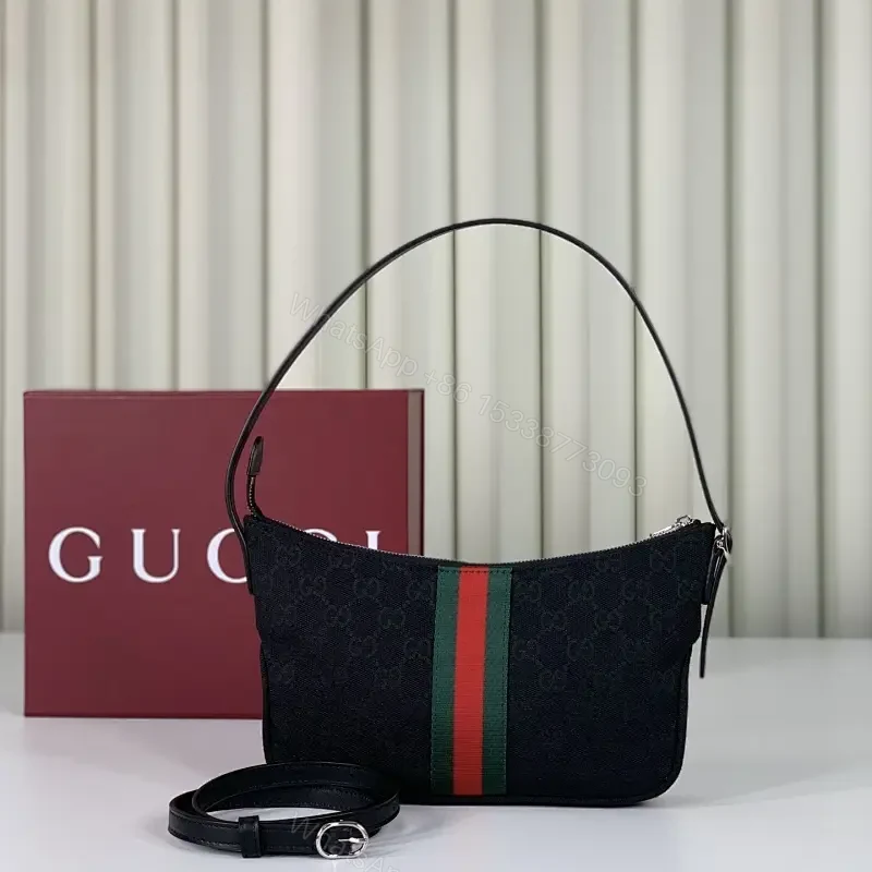 Effortless Chic Monogram Bag: Lightweight, Signature Stripe, Crossbody — view 1