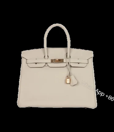 Hermès Birkin 35 Craie Togo Rose Gold Hardware — view 1