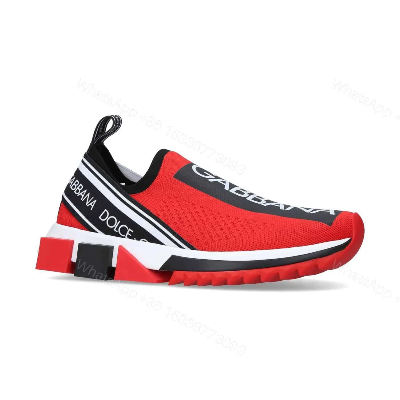 DOLCE & GABBANA STRETCH MESH SORRENTO SNEAKERS WITH LOGO – DG049 — view 1