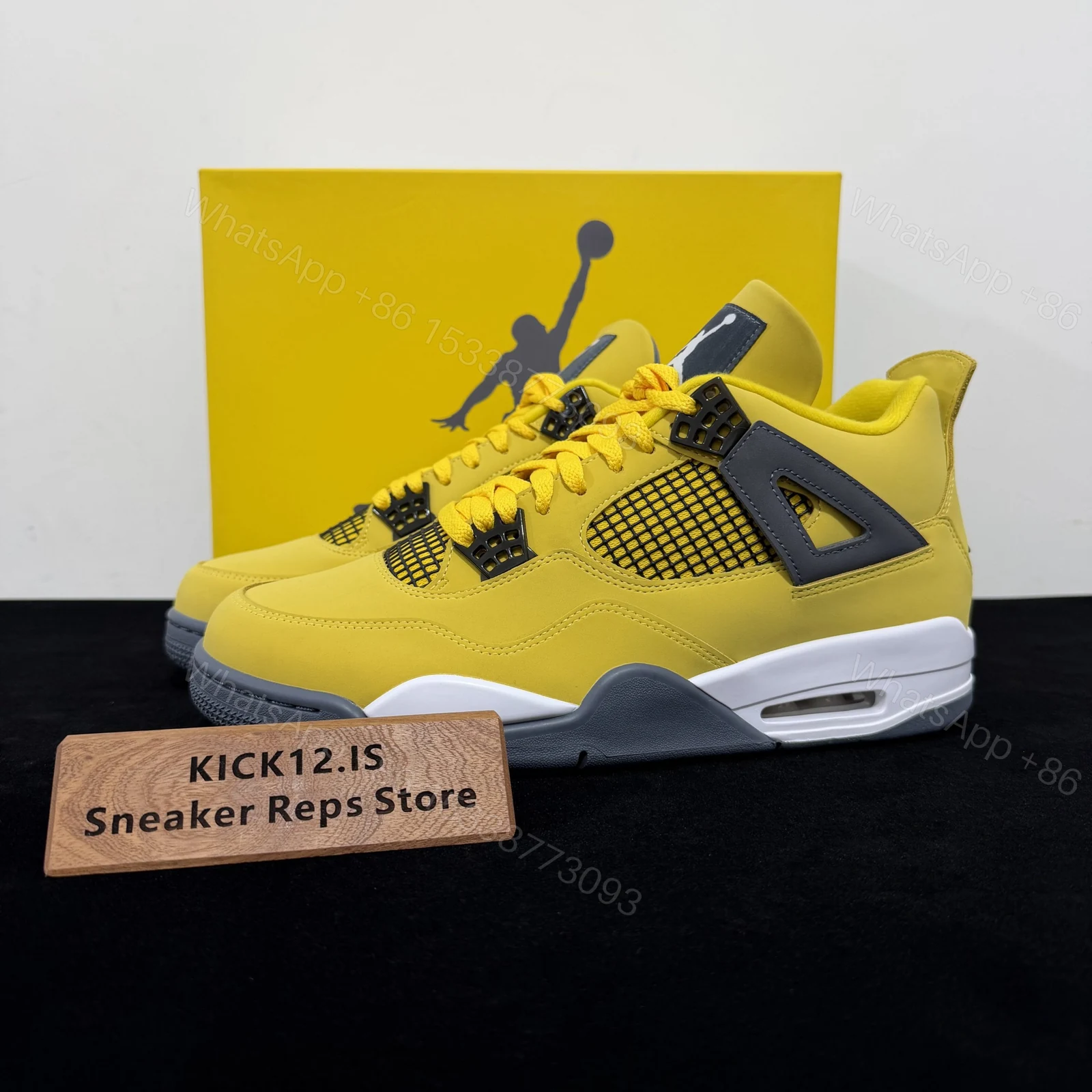 Air Jordan 4 Retro Lightning (2021) Reps — view 1