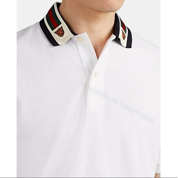 View 3 of FIRST COPY GUCCI LUXURY STYLE SUMMER LOOK POLO T-SHIRT
