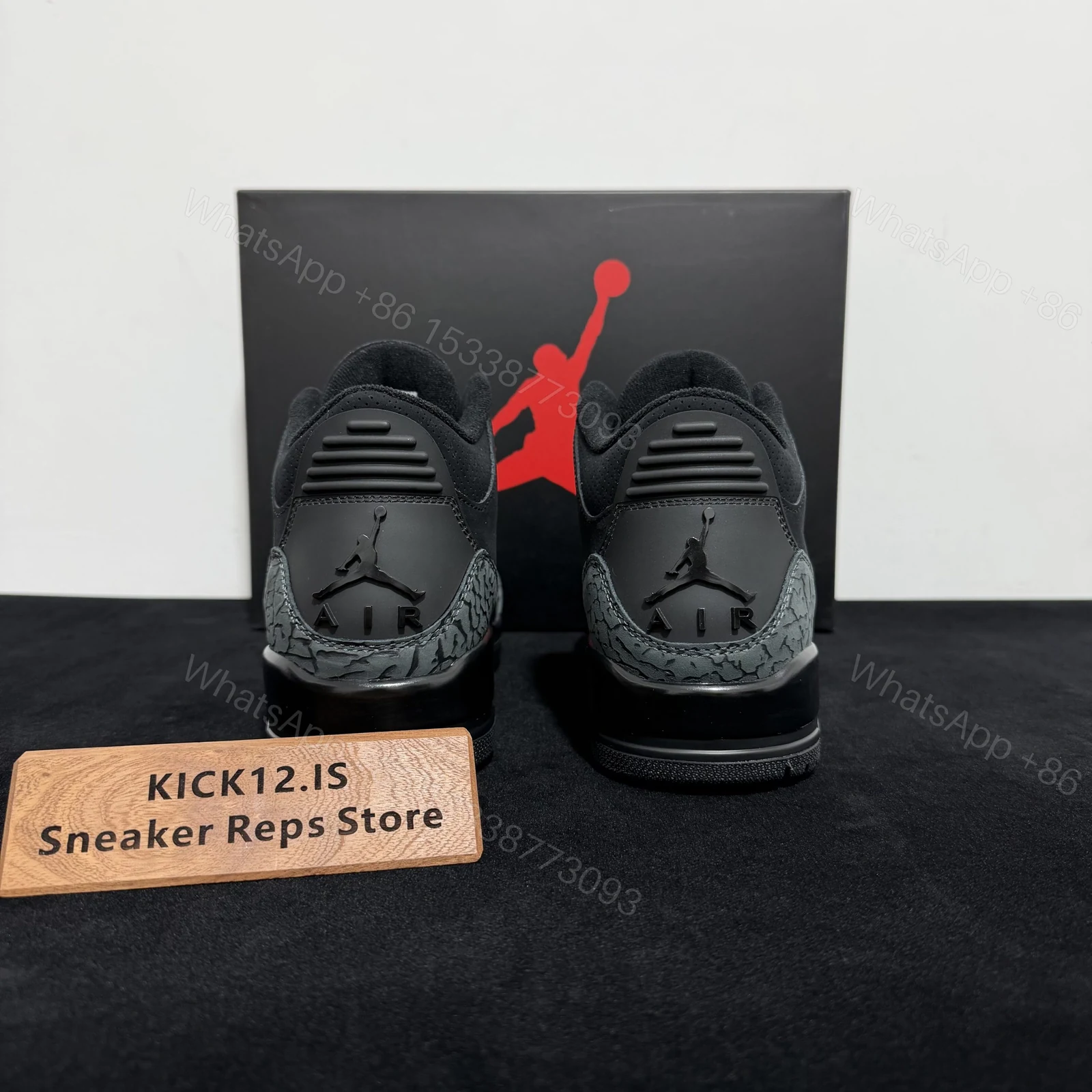 View 6 of AIR JORDAN 3 RETRO Black Cat Reps