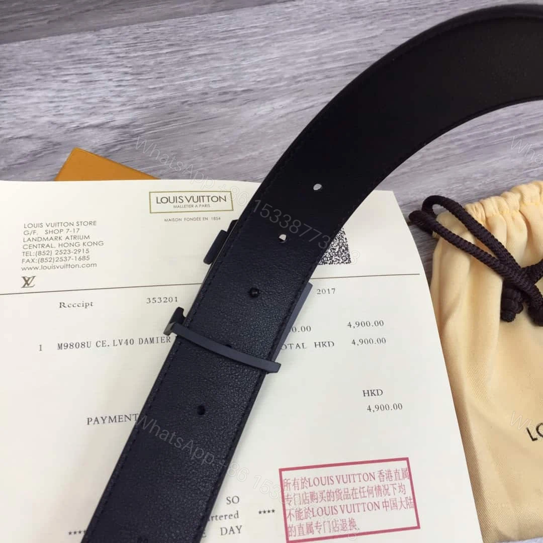 View 3 of LV INITIALES 40MM RE.VERSIBLE BELT – B95
